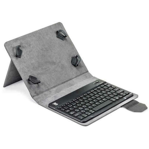 Bluetooth Keyboard with Support for Tablet Maillon Technologique MTKEYBLUECB 9.7"-10.2" Black Spanish Spanish Qwerty Bluetooth Keyboard with Support for Tablet Maillon Technologique MTKEYBLUECB 9.7"-10.2" Black Spanish Spanish Qwerty