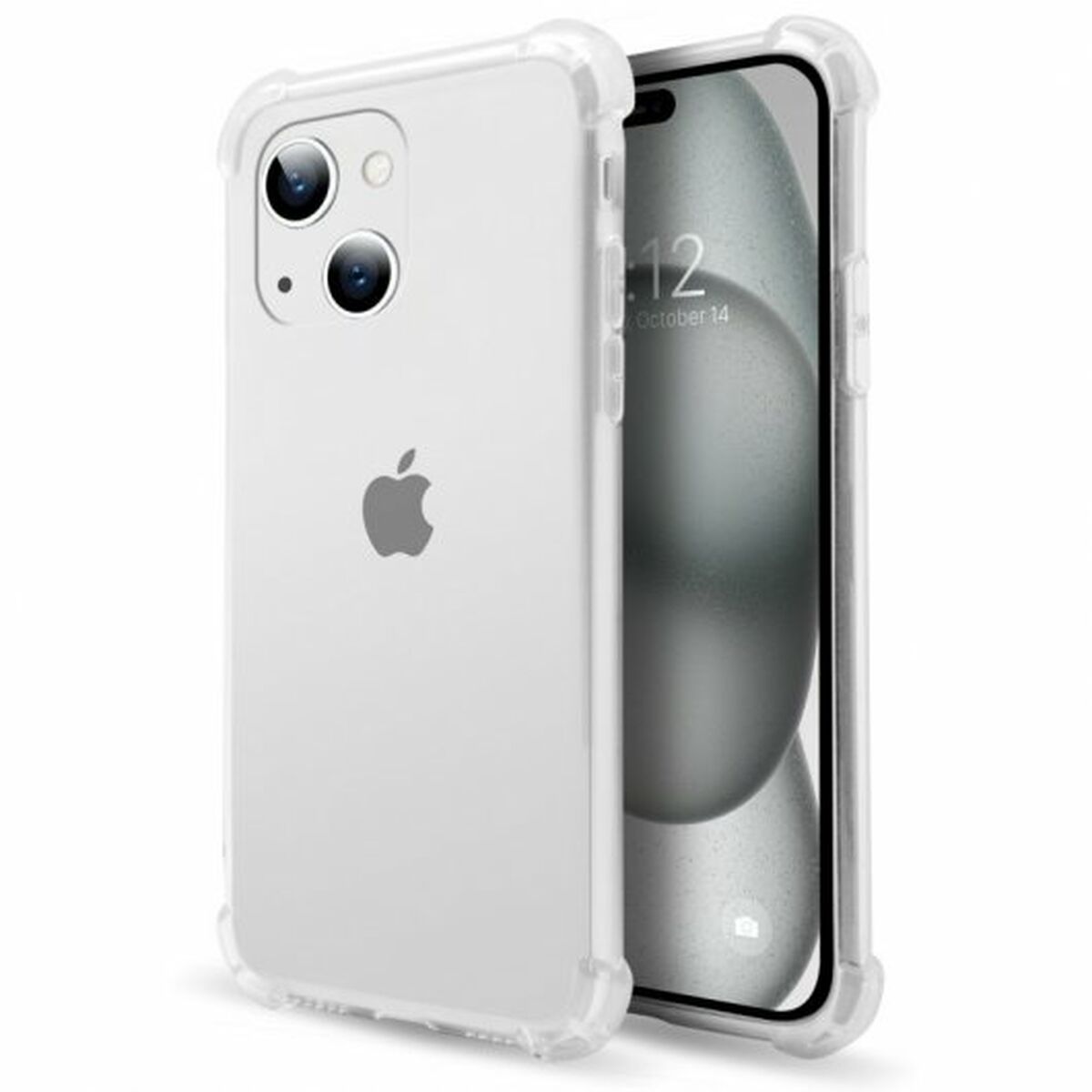Mobile cover PcCom iPhone 15 Transparent Apple Mobile cover PcCom iPhone 15 Transparent Apple