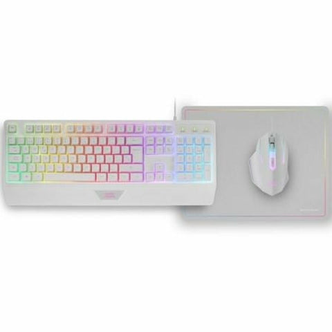 Keyboard Mars Gaming MCP124WES White Keyboard Mars Gaming MCP124WES White