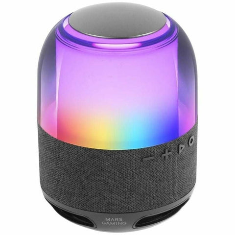 Portable Bluetooth Speakers Mars Gaming MSFLOW Black 15 W 4 W Portable Bluetooth Speakers Mars Gaming MSFLOW Black 15 W 4 W
