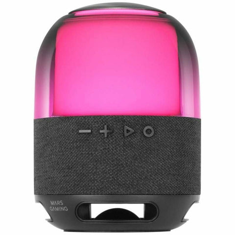 Portable Bluetooth Speakers Mars Gaming MSFLOW Black 15 W 4 W Portable Bluetooth Speakers Mars Gaming MSFLOW Black 15 W 4 W