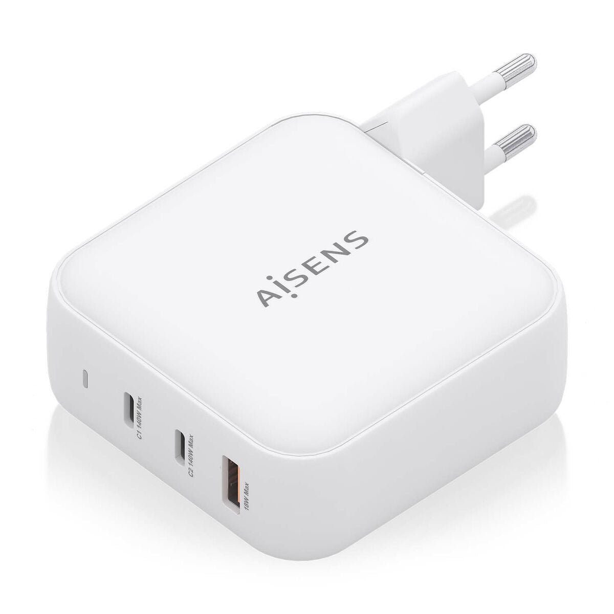 Wall Charger Aisens ASCH-140W3P030-W White 140 W (1 Unit) Wall Charger Aisens ASCH-140W3P030-W White 140 W (1 Unit)