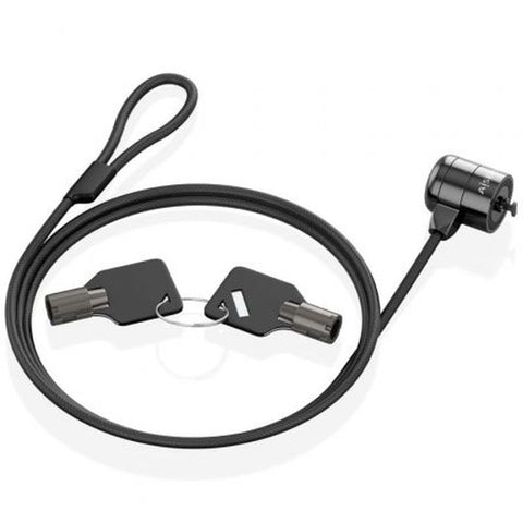 Security Cable Aisens ASLK-D40K04-BK 1,5 m Security Cable Aisens ASLK-D40K04-BK 1,5 m