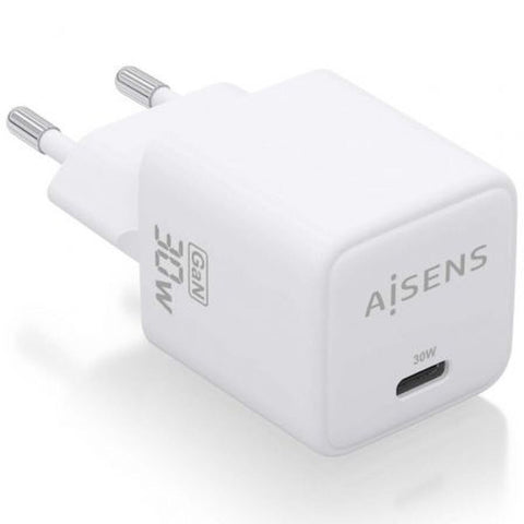 Wall Charger Aisens ASCH-30W1P035-W White 30 W (1 Unit) Wall Charger Aisens ASCH-30W1P035-W White 30 W (1 Unit)