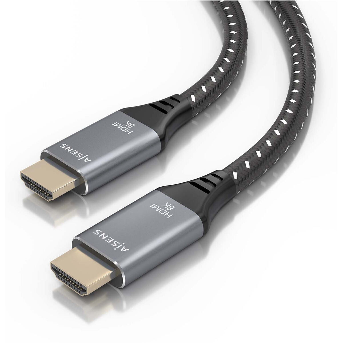 HDMI Cable Aisens A150-0877 7 m Black/Grey HDMI Cable Aisens A150-0877 7 m Black/Grey