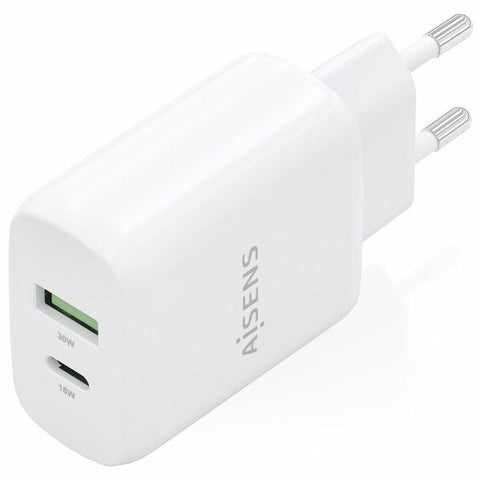 Wall Charger Aisens A110-0923 White 30 W Wall Charger Aisens A110-0923 White 30 W