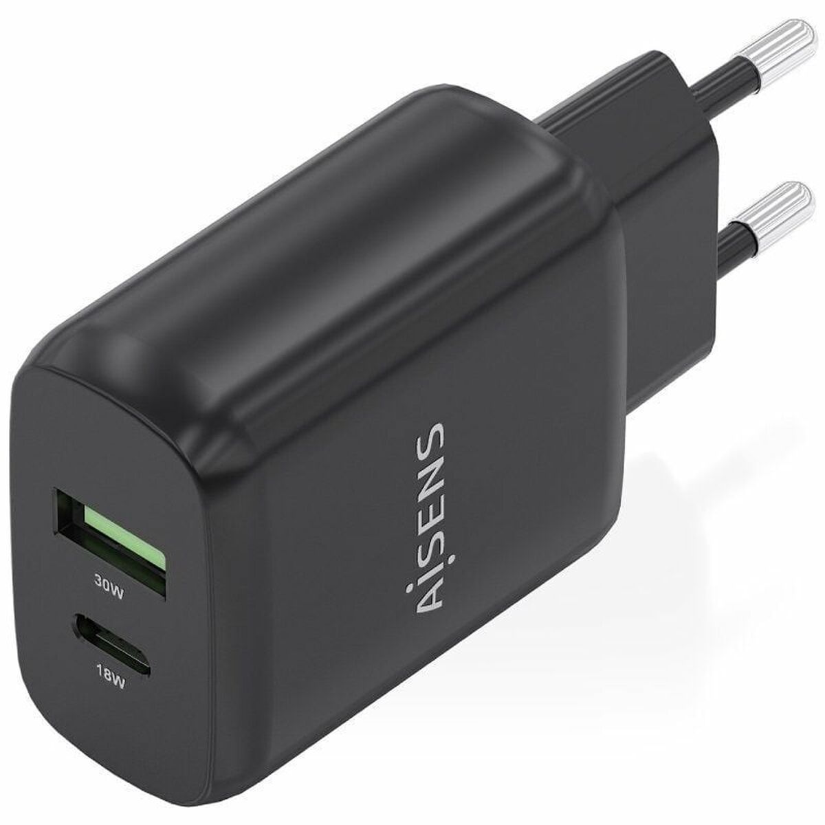 Wall Charger Aisens A110-0924 Black 30 W Wall Charger Aisens A110-0924 Black 30 W