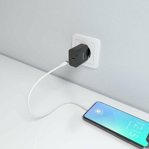 Wall Charger Aisens A110-0939 Black 20 W Wall Charger Aisens A110-0939 Black 20 W