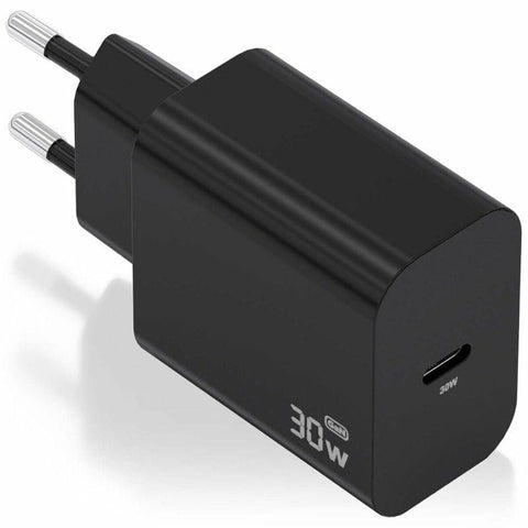 Wall Charger Aisens A110-0941 Black 30 W Wall Charger Aisens A110-0941 Black 30 W