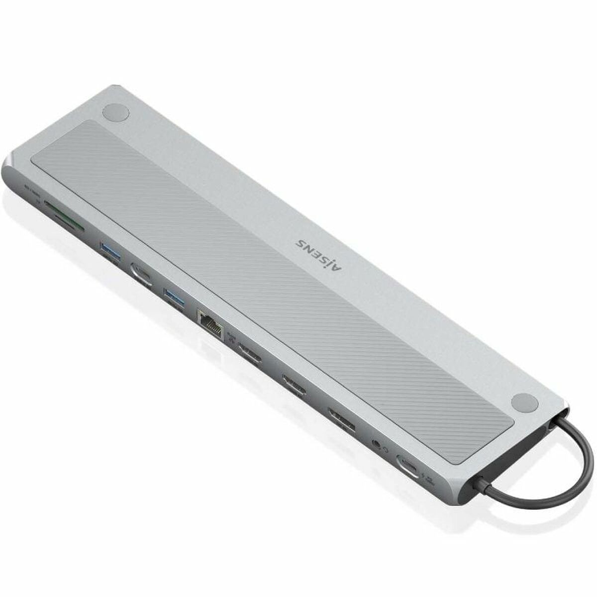 USB Hub Aisens ASUC-12P020-GR Grey 100 W 50 W USB Hub Aisens ASUC-12P020-GR Grey 100 W 50 W
