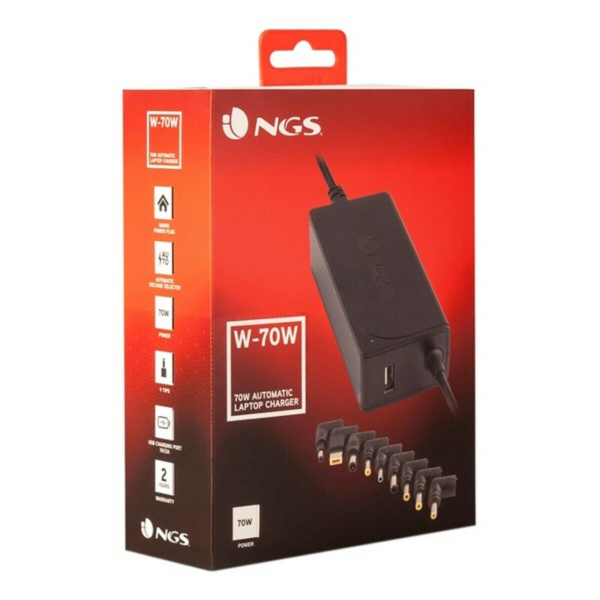 Laptop Charger NGS W-70W 70 W Laptop Charger NGS W-70W 70 W