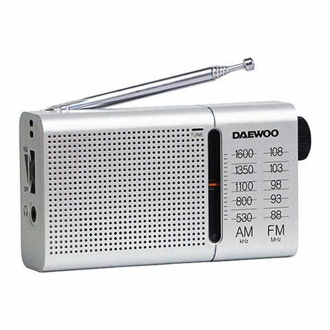 Transistor Radio Daewoo Black AM/FM Transistor Radio Daewoo Black AM/FM