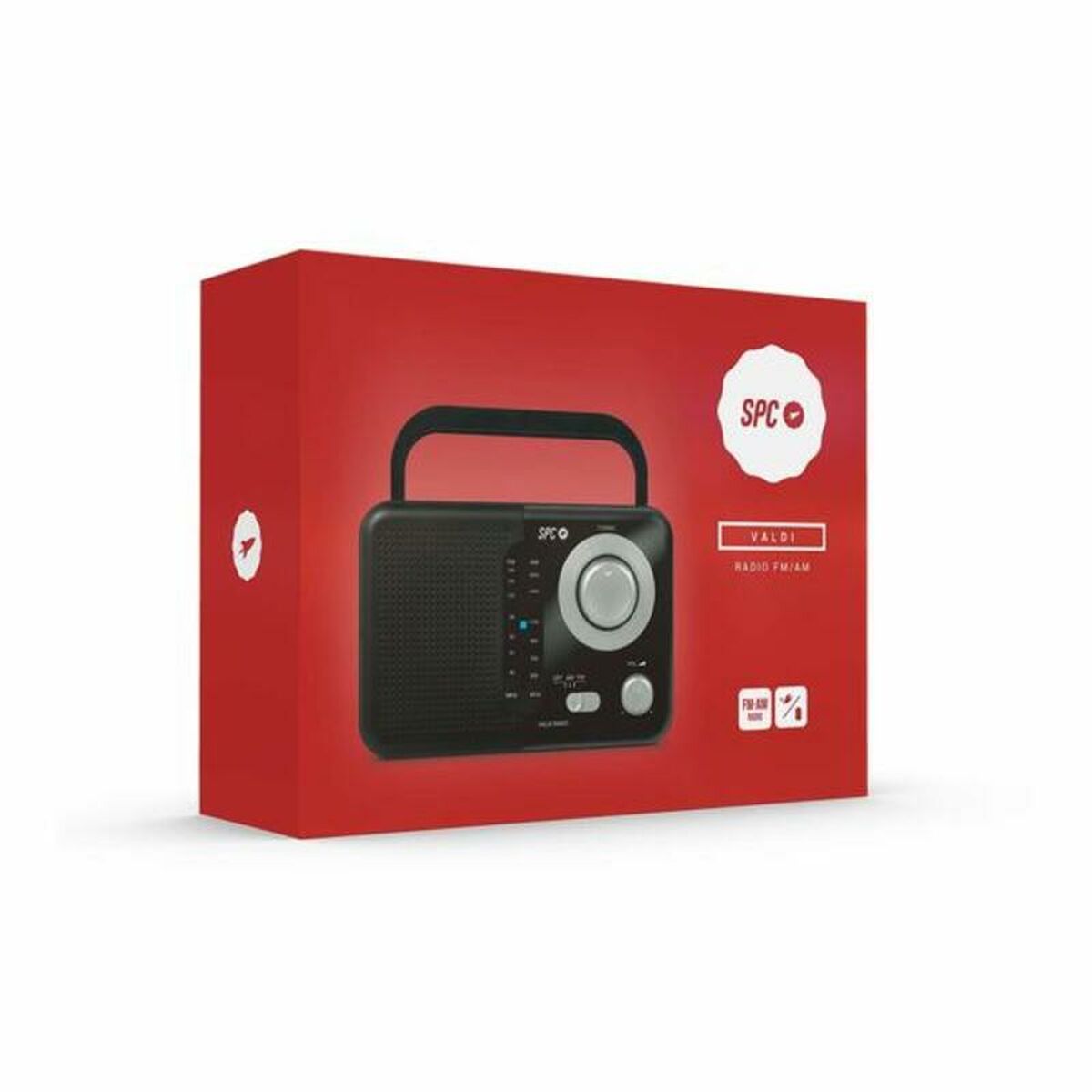 Radio SPC SPC Valdi Black Radio SPC SPC Valdi Black
