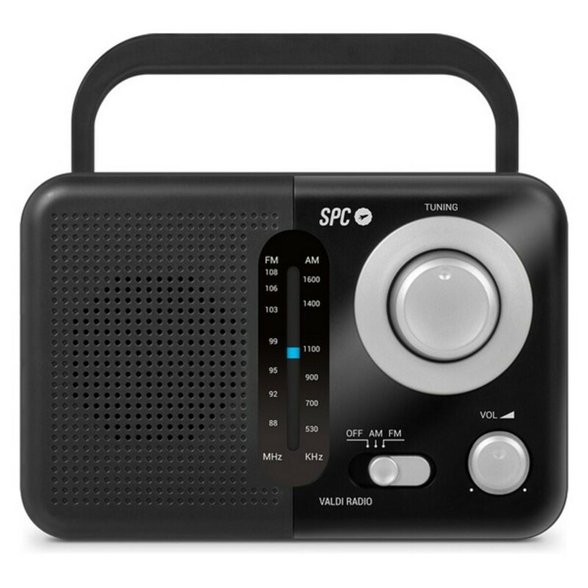 Radio SPC SPC Valdi Black Radio SPC SPC Valdi Black