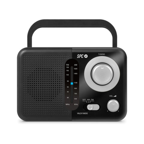 Radio SPC SPC Valdi Black Radio SPC SPC Valdi Black