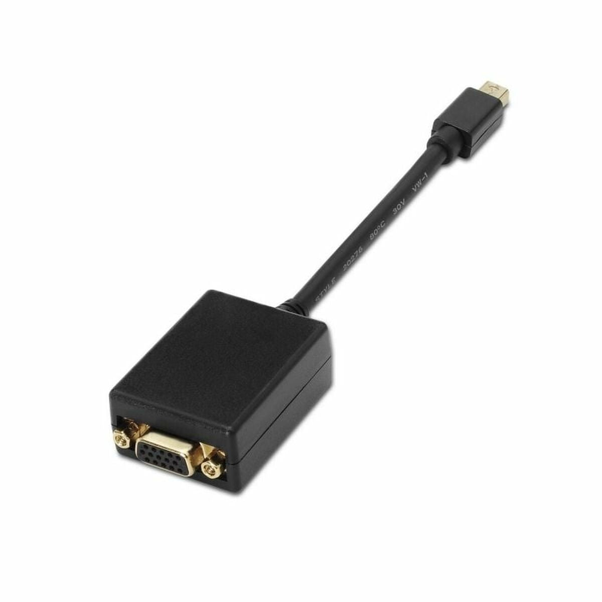 Mini DisplayPort to VGA adapter Aisens A125-0135 Black 15 cm Mini DisplayPort to VGA adapter Aisens A125-0135 Black 15 cm