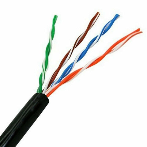UTP Category 6 Rigid Network Cable Aisens A133-0212 Black 100 m UTP Category 6 Rigid Network Cable Aisens A133-0212 Black 100 m