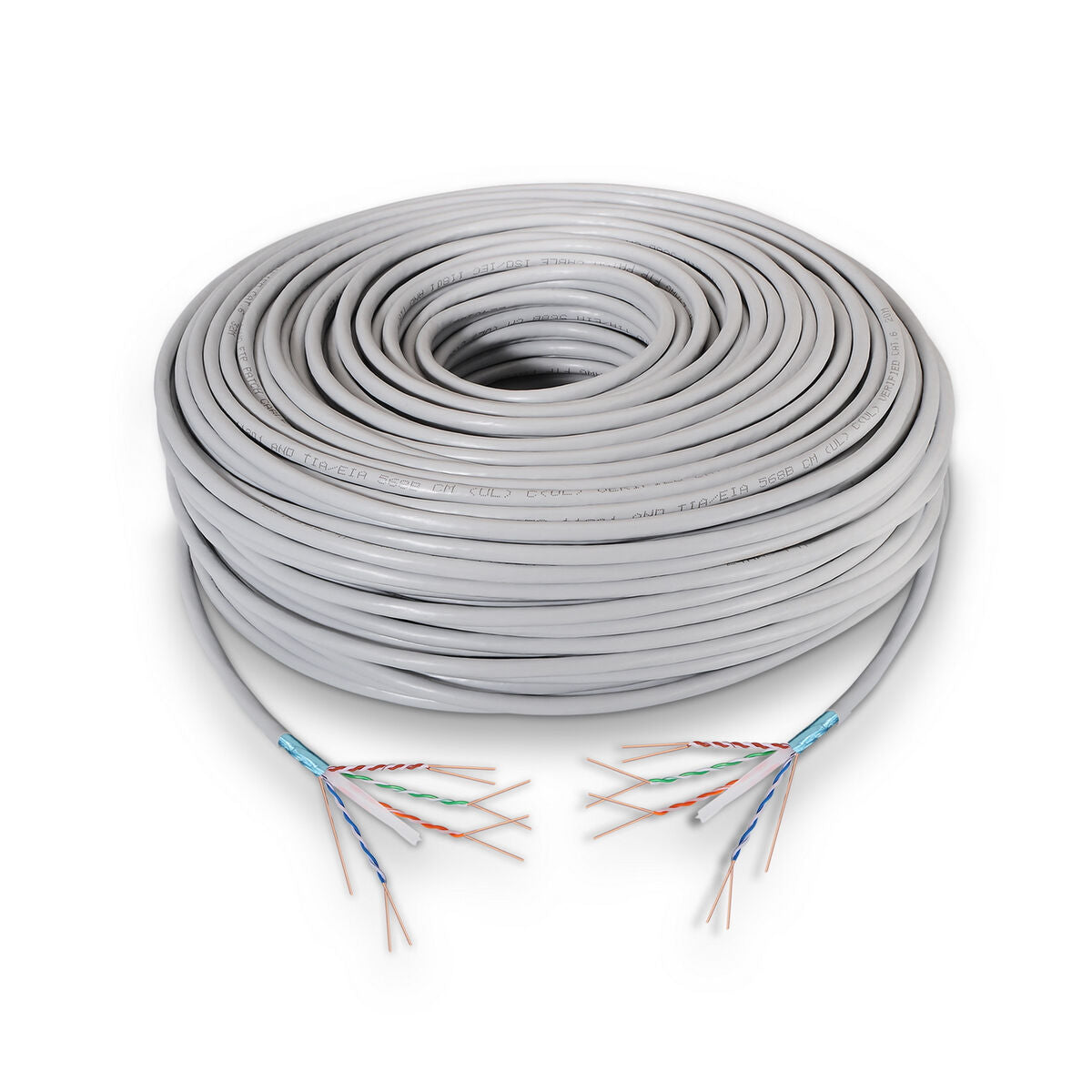 UTP Category 6 Rigid Network Cable Aisens A136-0282 Grey 305 m UTP Category 6 Rigid Network Cable Aisens A136-0282 Grey 305 m