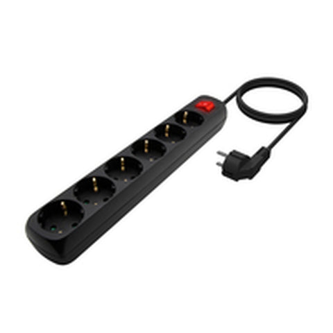 Power Socket - 6 Sockets with Switch Aisens A154-0536 Black (1,4 m) Power Socket - 6 Sockets with Switch Aisens A154-0536 Black (1,4 m)