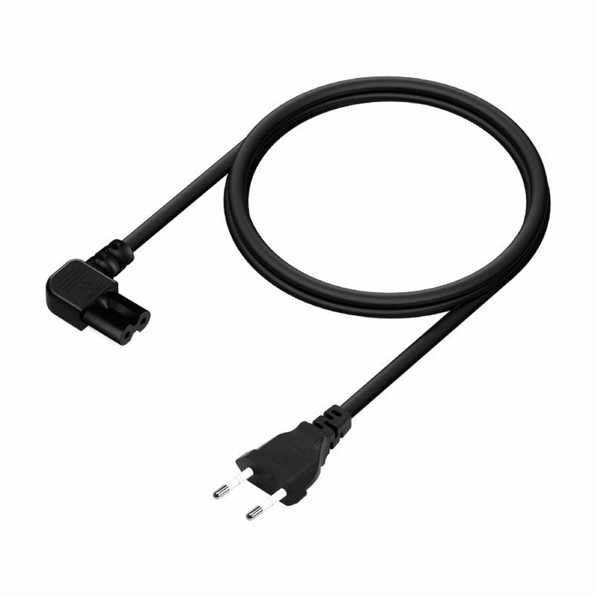 Power Cord Aisens A132-0598 1,8 m Black Power Cord Aisens A132-0598 1,8 m Black