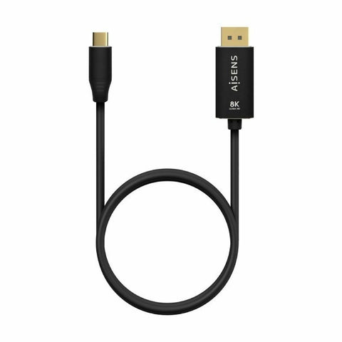 USB-C to DisplayPort Adapter Aisens A109-0686 Black 80 cm USB-C to DisplayPort Adapter Aisens A109-0686 Black 80 cm