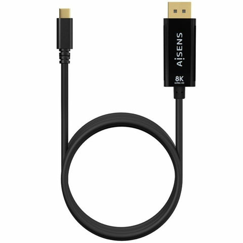 USB-C to DisplayPort Adapter Aisens A109-0688 Black 80 cm USB-C to DisplayPort Adapter Aisens A109-0688 Black 80 cm