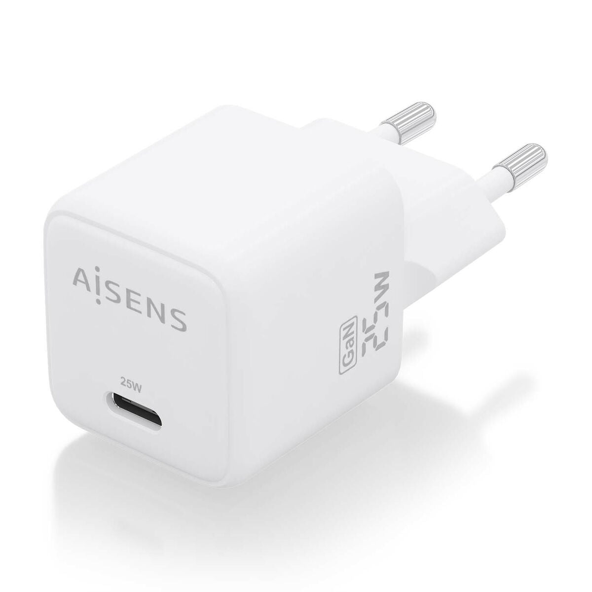 Wall Charger Aisens ASCH-25W1P012-W White 25 W (1 Unit) Wall Charger Aisens ASCH-25W1P012-W White 25 W (1 Unit)