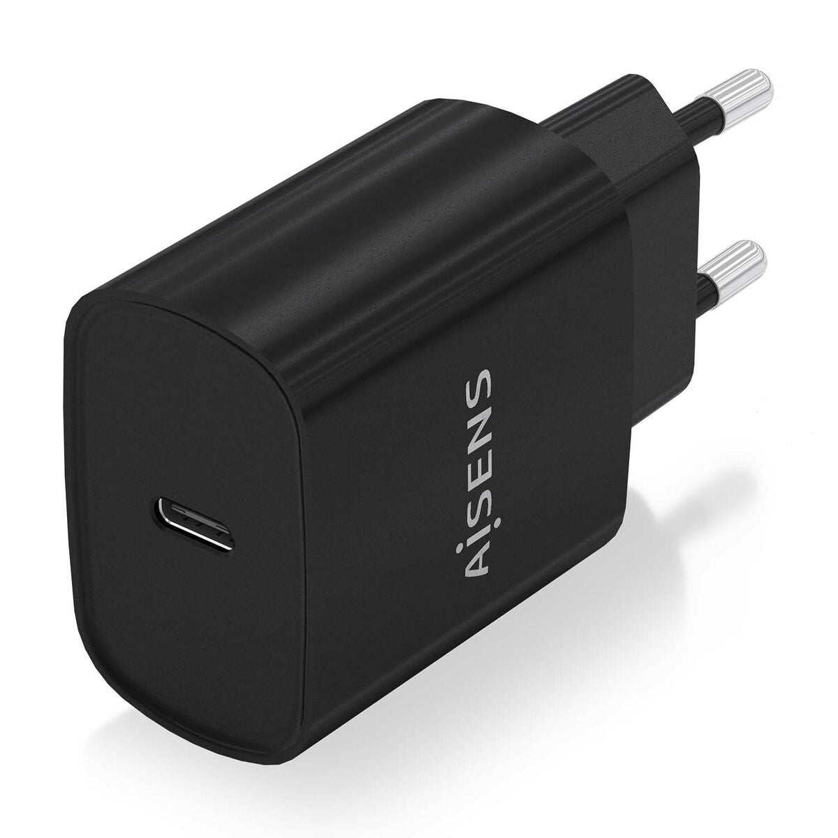 Wall Charger Aisens A110-0753 Black 20 W (1 Unit) Wall Charger Aisens A110-0753 Black 20 W (1 Unit)