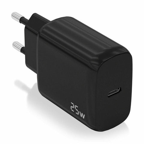 Wall Charger Aisens A110-0757 25 W Black (1 Unit) Wall Charger Aisens A110-0757 25 W Black (1 Unit)