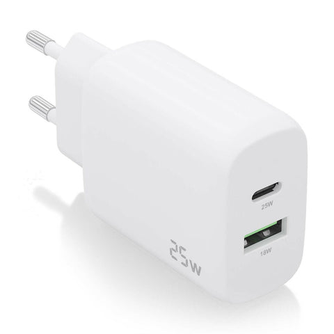 Wall Charger Aisens A110-0758 White 25 W (1 Unit) Wall Charger Aisens A110-0758 White 25 W (1 Unit)