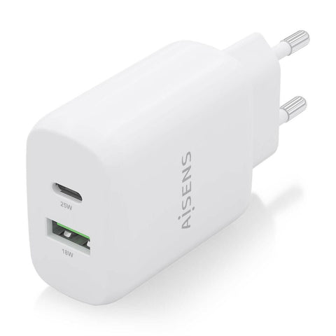Wall Charger Aisens A110-0758 White 25 W (1 Unit) Wall Charger Aisens A110-0758 White 25 W (1 Unit)
