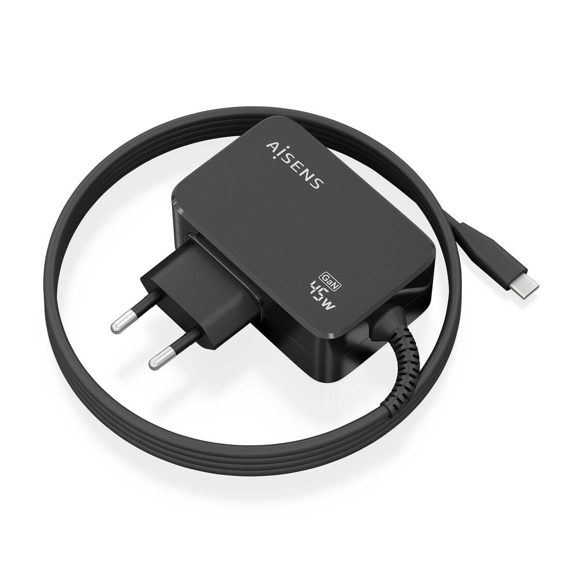Wall Charger Aisens ASCH-1PD45WL032-BK Black 45 W (1 Unit) Wall Charger Aisens ASCH-1PD45WL032-BK Black 45 W (1 Unit)