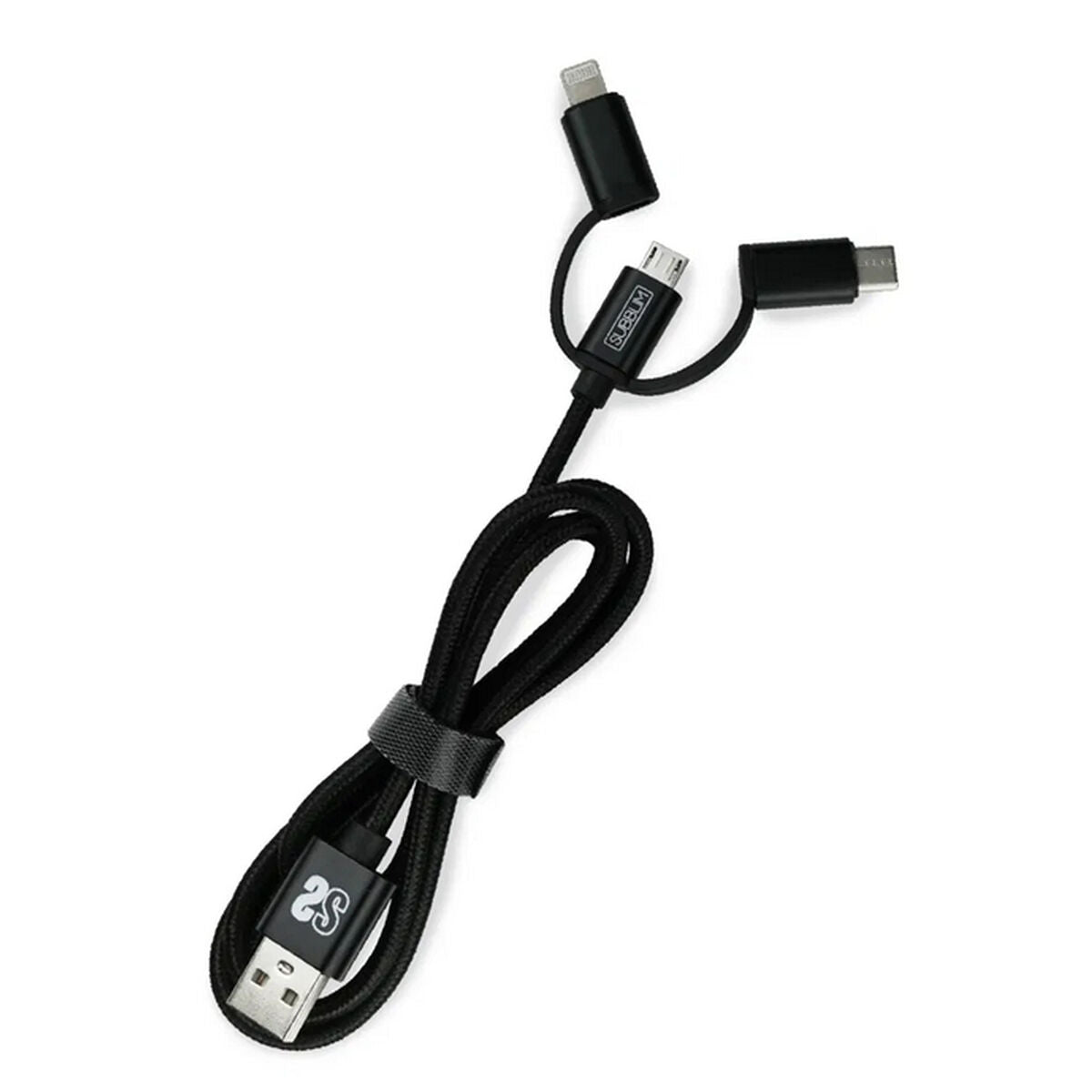 Wall Charger Subblim SUB-CHG-1ZWC02 Black 12 W 50 W Wall Charger Subblim SUB-CHG-1ZWC02 Black 12 W 50 W