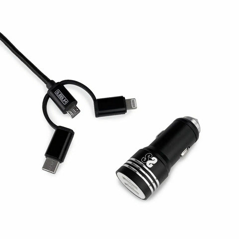 Universal USB Car Charger + USB-C Cable Subblim SUB-CHG-4CC002 Universal USB Car Charger + USB-C Cable Subblim SUB-CHG-4CC002