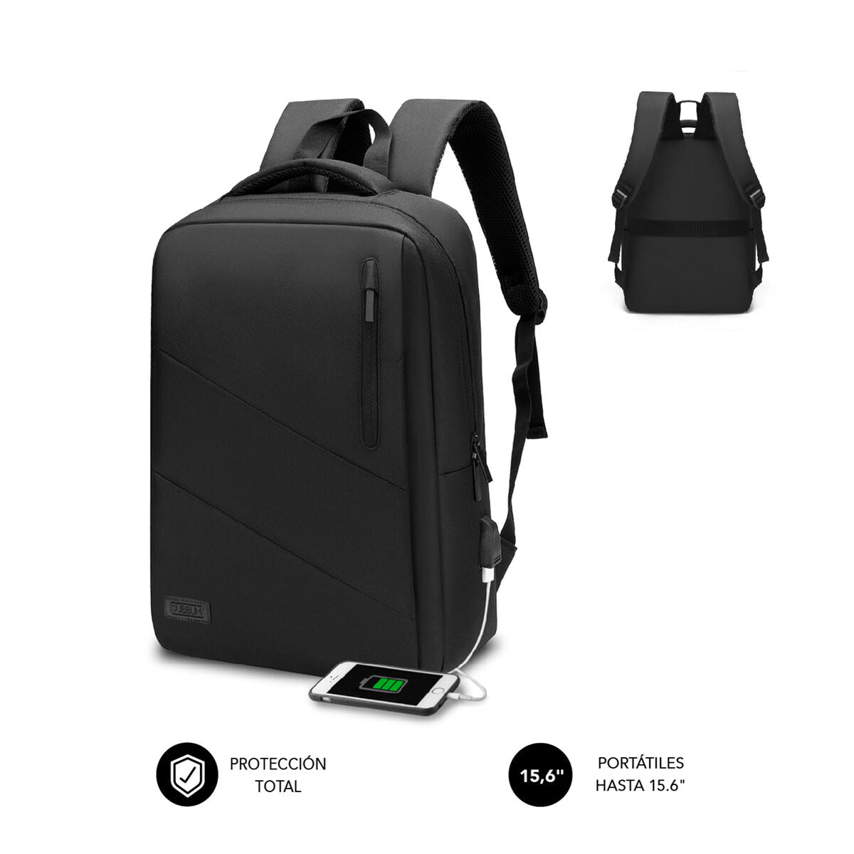 Laptop Cover Subblim SUB-BP-2BL2002 Laptop Cover Subblim SUB-BP-2BL2002