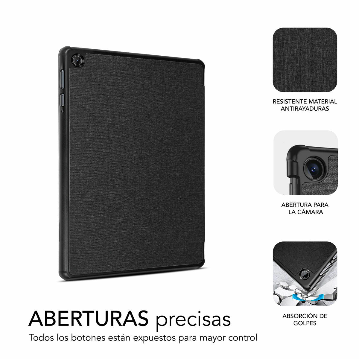 Tablet cover Subblim SUBCST-5SC110 Black 10,3" Tablet cover Subblim SUBCST-5SC110 Black 10,3"