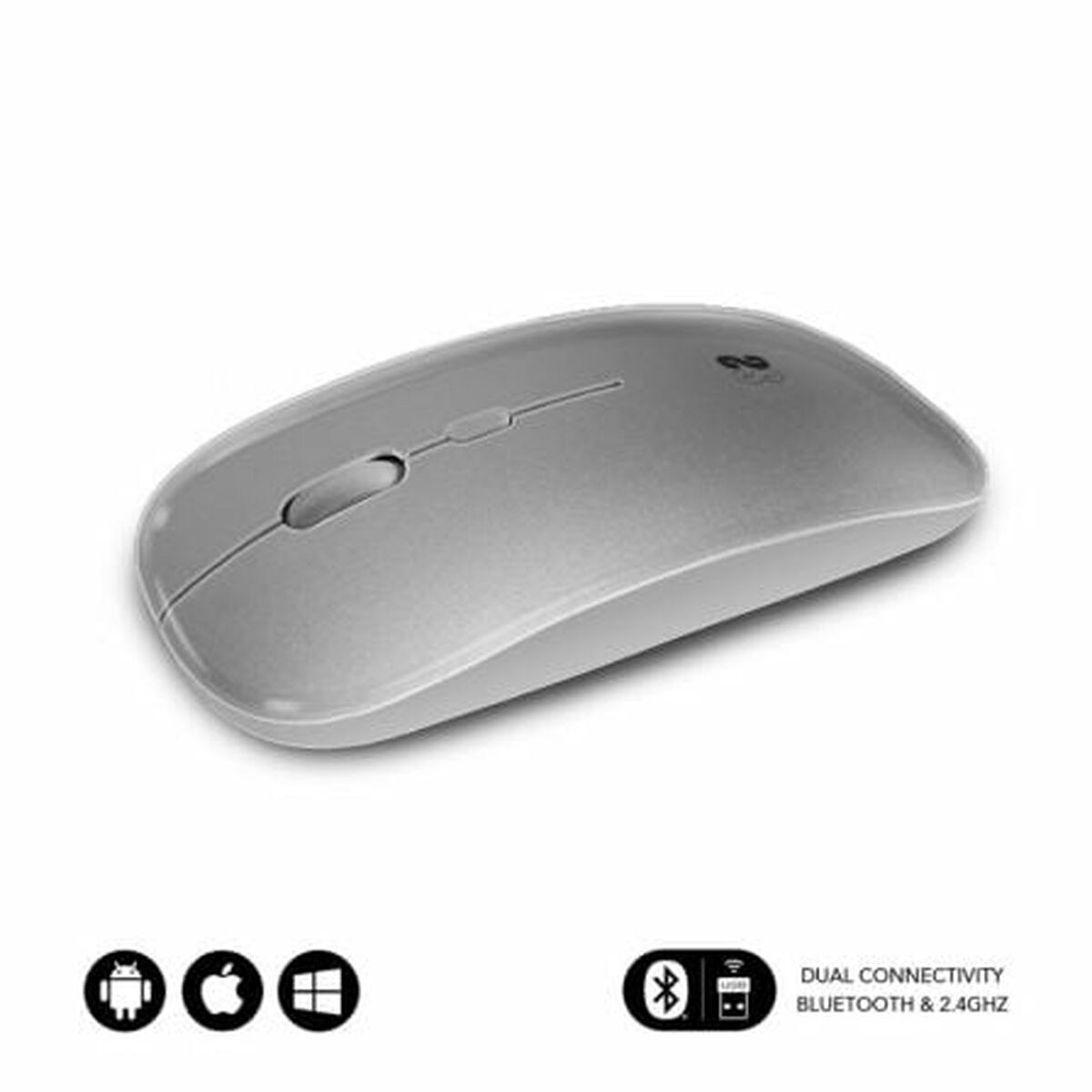 Mouse Subblim SUBMO-DFLAT22 Silver Mouse Subblim SUBMO-DFLAT22 Silver
