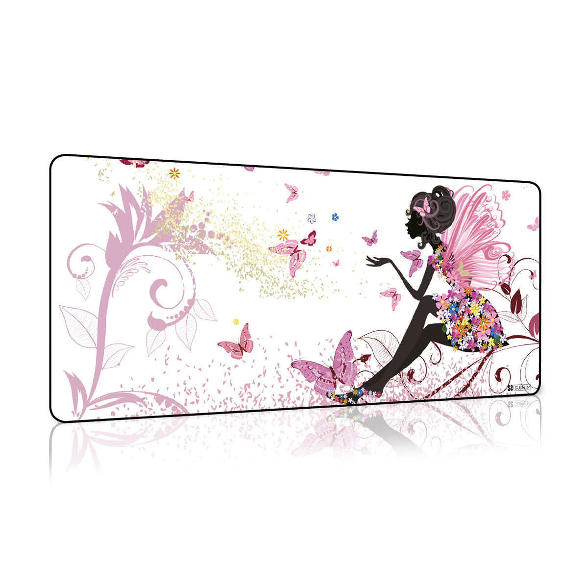 Mouse Mat Subblim SUBMP-01PUW05 White Printed Mouse Mat Subblim SUBMP-01PUW05 White Printed