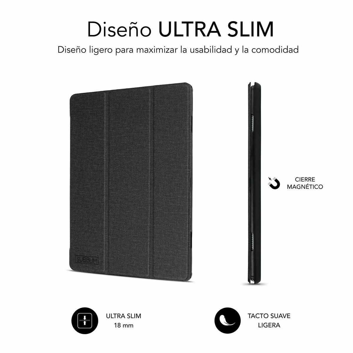 Tablet cover Subblim SUBCST-5SC250 Black Tablet cover Subblim SUBCST-5SC250 Black