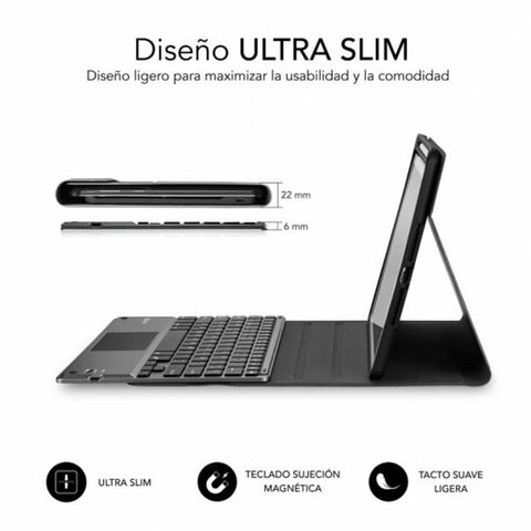 Tablet cover Subblim SUBKT4-BTPI02 Black 10,9" iPad Tablet cover Subblim SUBKT4-BTPI02 Black 10,9" iPad