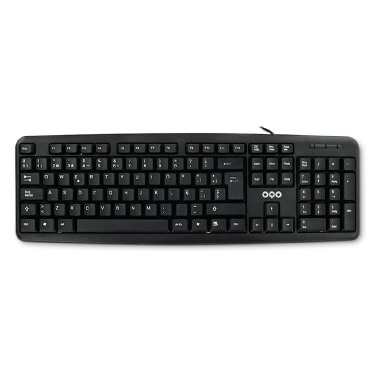 Keyboard OQO T001-U Black Multicolour Spanish Qwerty Keyboard OQO T001-U Black Multicolour Spanish Qwerty
