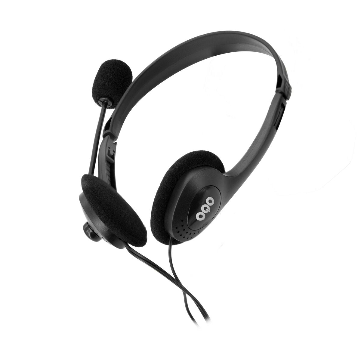 Headphones with Microphone OQO AU001-U Black Multicolour Headphones with Microphone OQO AU001-U Black Multicolour