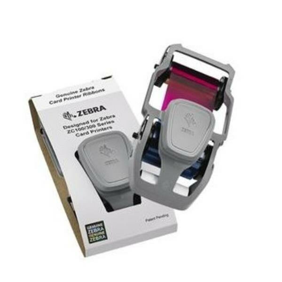 Thermal transfer ribbon Zebra 800300-250EM Yellow Black Cyan Magenta Thermal transfer ribbon Zebra 800300-250EM Yellow Black Cyan Magenta