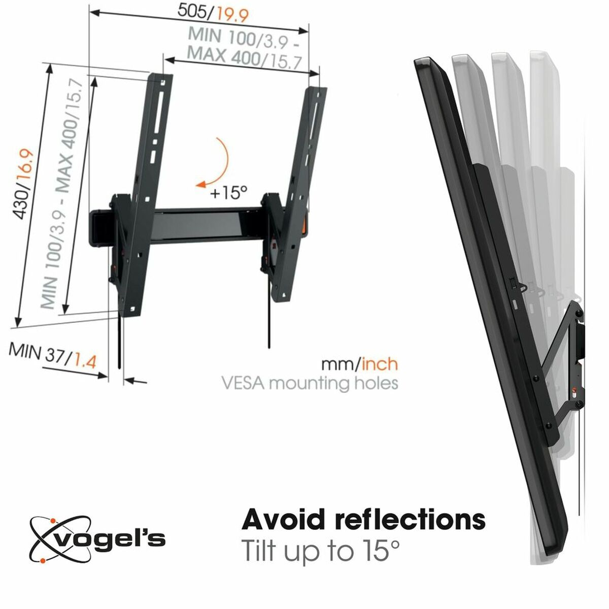 TV Mount Vogel's WALL 3215 32"55" TV Mount Vogel's WALL 3215 32"55"