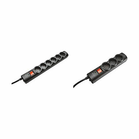 Schuko 6 Way Multi-socket Adapter Trust 21059 230 V Black Schuko 6 Way Multi-socket Adapter Trust 21059 230 V Black