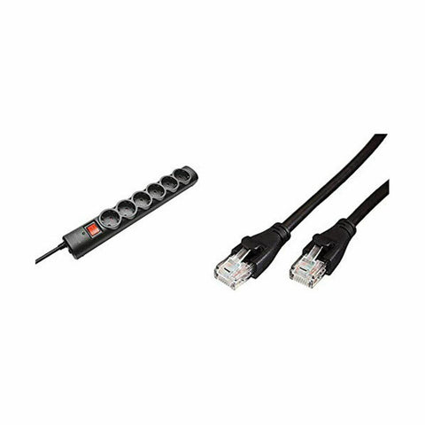 Schuko 6 Way Multi-socket Adapter Trust 21059 230 V Black Schuko 6 Way Multi-socket Adapter Trust 21059 230 V Black