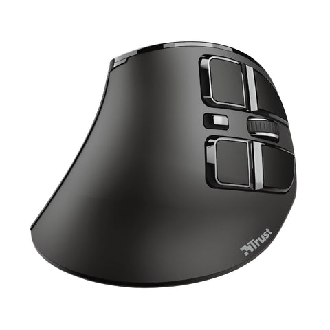 Wireless Mouse Trust Voxx Black Ergonomic Vertical Bluetooth Rechargeable Wireless Mouse Trust Voxx Black Ergonomic Vertical Bluetooth Rechargeable