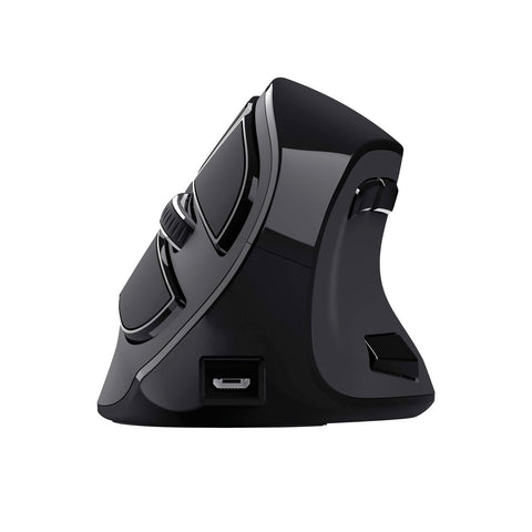 Wireless Mouse Trust Voxx Black Ergonomic Vertical Bluetooth Rechargeable Wireless Mouse Trust Voxx Black Ergonomic Vertical Bluetooth Rechargeable