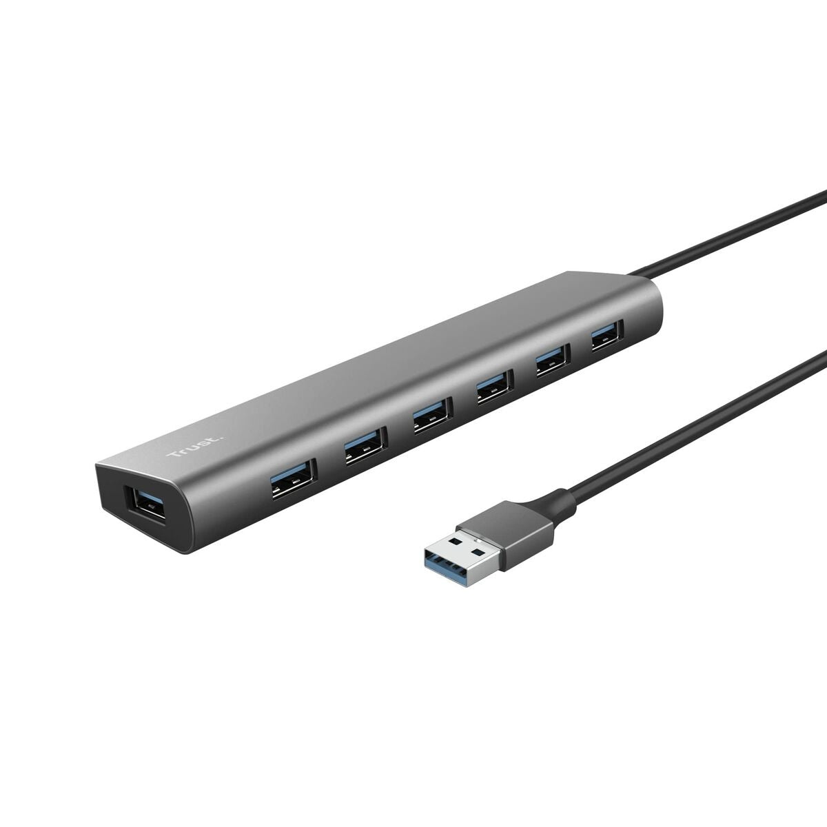 USB Hub Trust 24967 Grey Silver (1 Unit) USB Hub Trust 24967 Grey Silver (1 Unit)