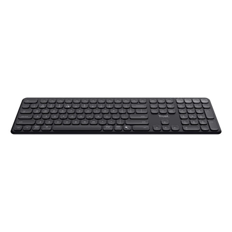 Wireless Keyboard Trust Vaiya Black QWERTY Qwerty US Wireless Keyboard Trust Vaiya Black QWERTY Qwerty US